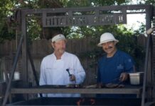 Santa Maria BBQ & wine cookout at A.O.C. LA